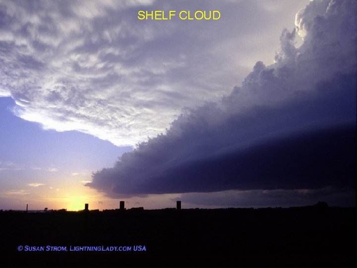 SHELF CLOUD 