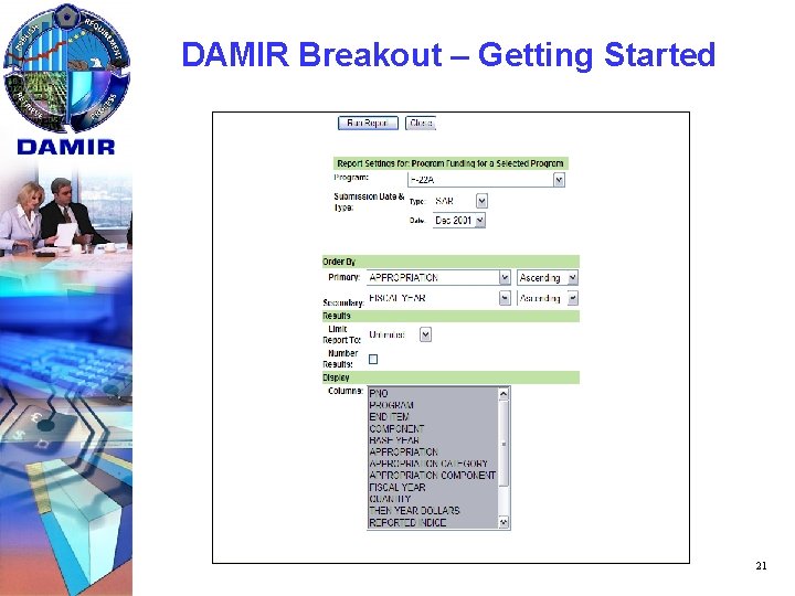 DAMIR Breakout – Getting Started 21 