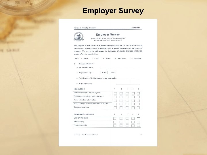 Employer Survey 