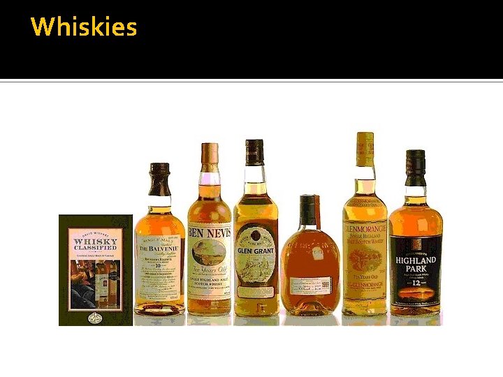 Whiskies 