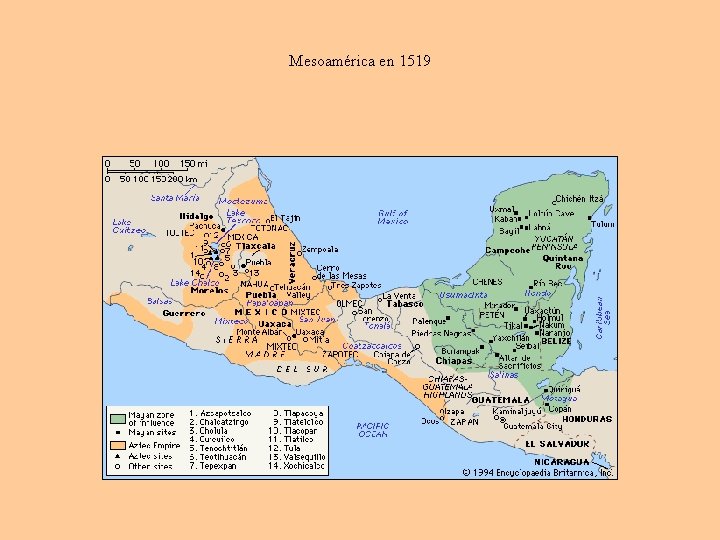 Mesoamérica en 1519 