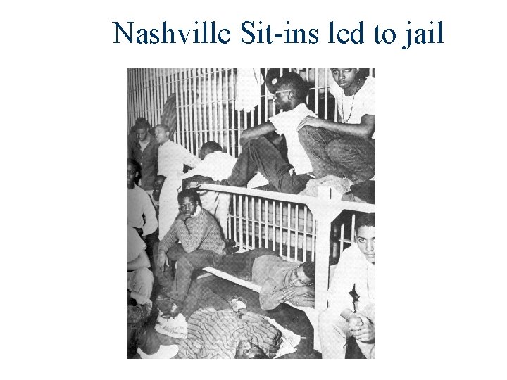 Nashville Sit-ins led to jail 