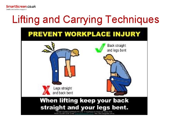 Lifting and Carrying Techniques 