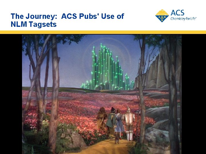 The Journey: ACS Pubs' Use of NLM Tagsets 
