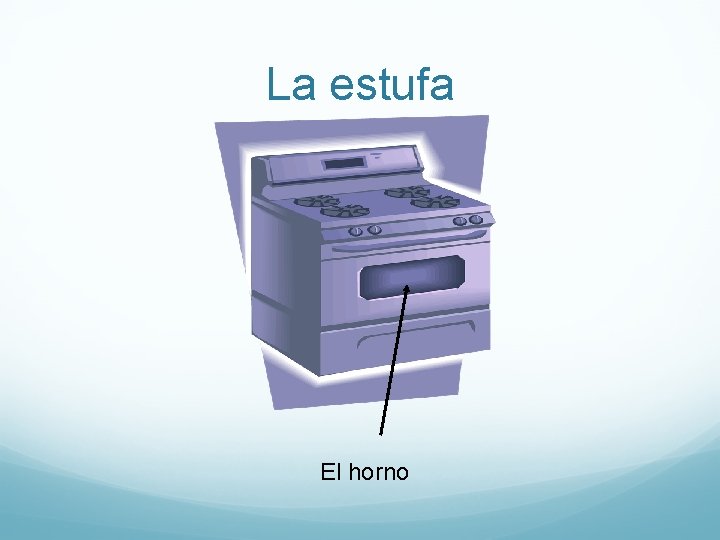 La estufa El horno 