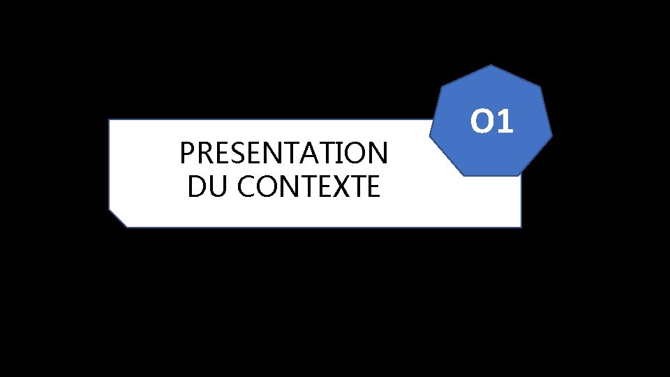 PRESENTATION DU CONTEXTE O 1 