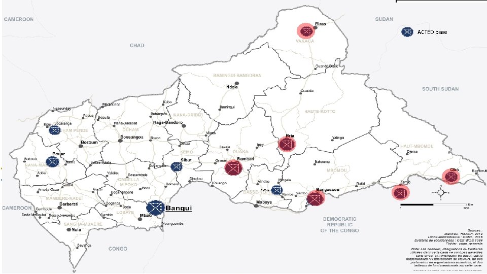 IDP camps Cross border mouvements ACTED base Human and marchandise flow PPA ACTED base