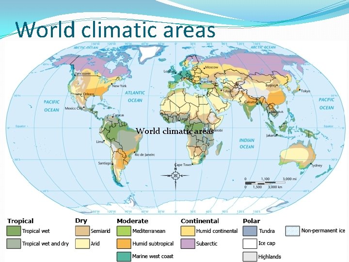 World climatic areas 