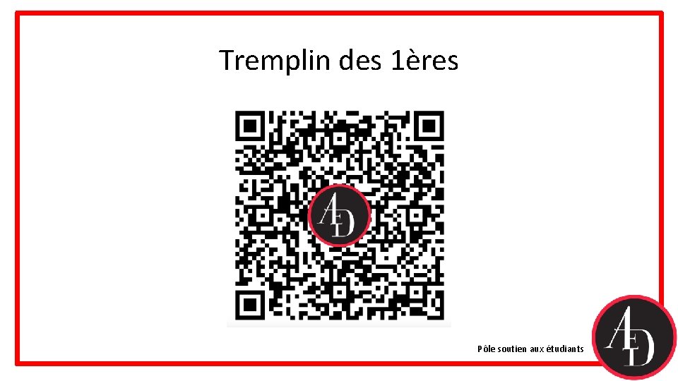 Tremplin des 1ères Pôle soutien aux étudiants Tremplin des 1ères Pôle soutien aux étudiants