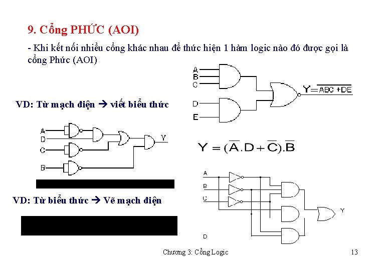 9. Cổng PHỨC (AOI) - Khi kết nối nhiều cổng khác nhau để thức