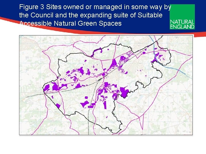 Figure 3 Sites owned or managed in some way by the Council and the