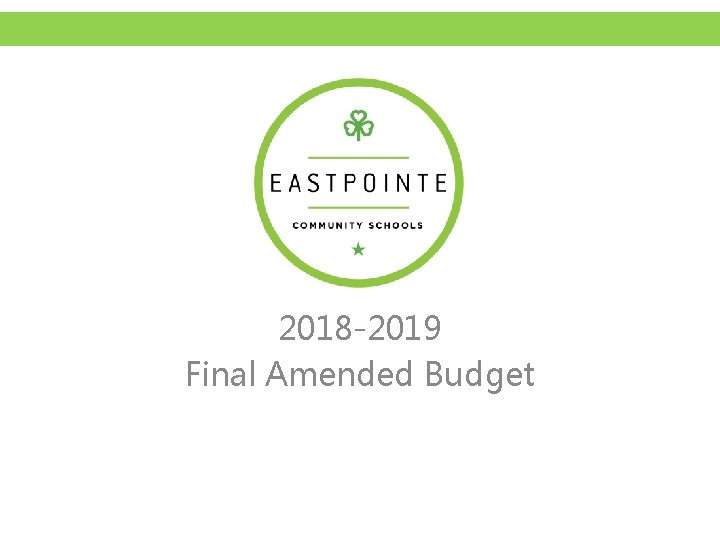 2018 -2019 Final Amended Budget 