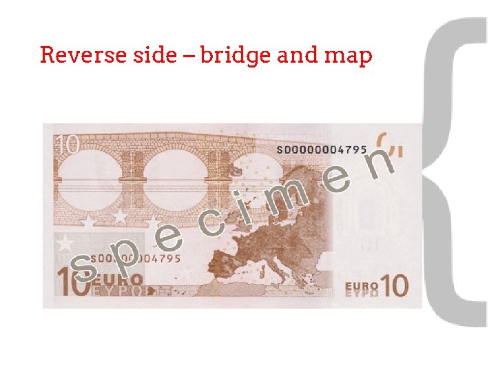 Reverse side – bridge and map 