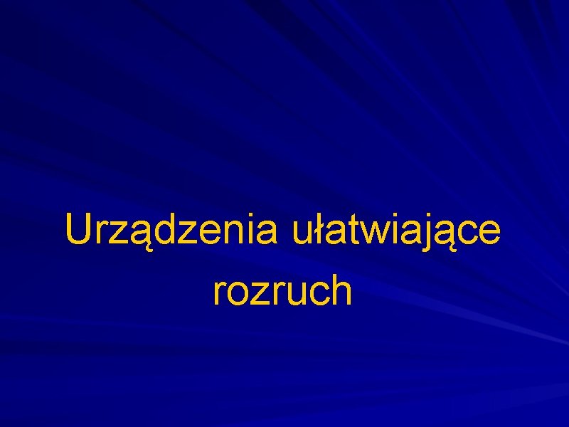 Urządzenia ułatwiające rozruch 