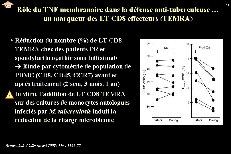 Rôle du TNF membranaire dans la défense anti-tuberculeuse … un marqueur des LT CD