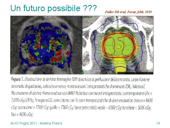 Un futuro possibile ? ? ? AUr. O Puglia 2011 - Martina Franca Fuller