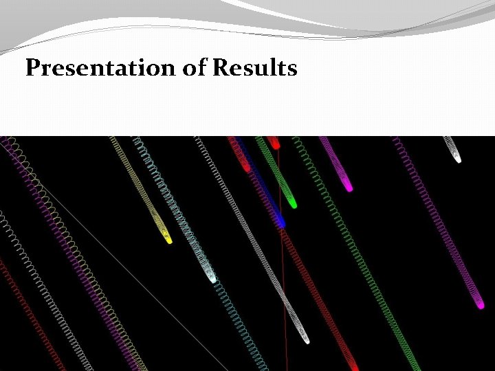 Presentation of Results 