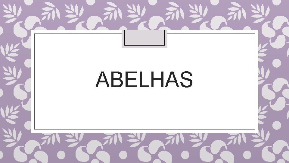 ABELHAS 