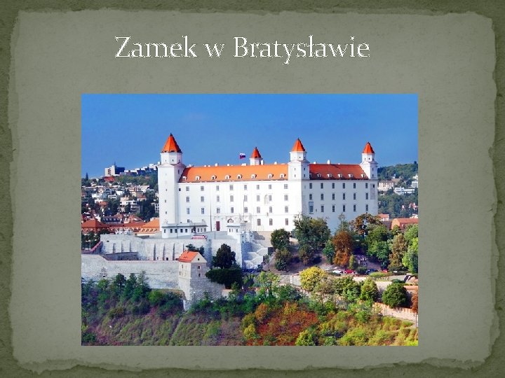 Zamek w Bratysławie 