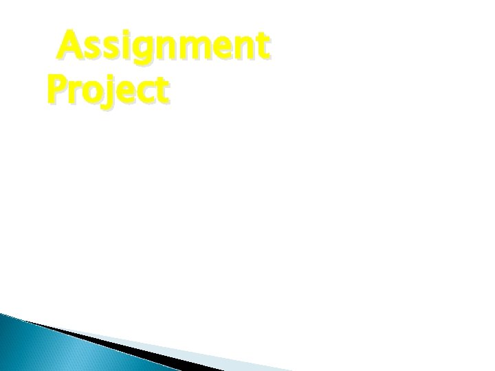 Assignment Project 