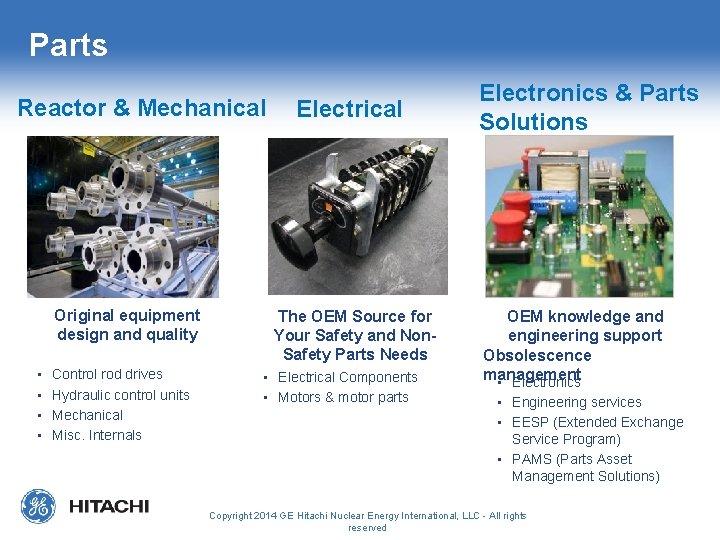 Parts Reactor & Mechanical Electronics & Parts Solutions New pic w/ electrical Original equipment