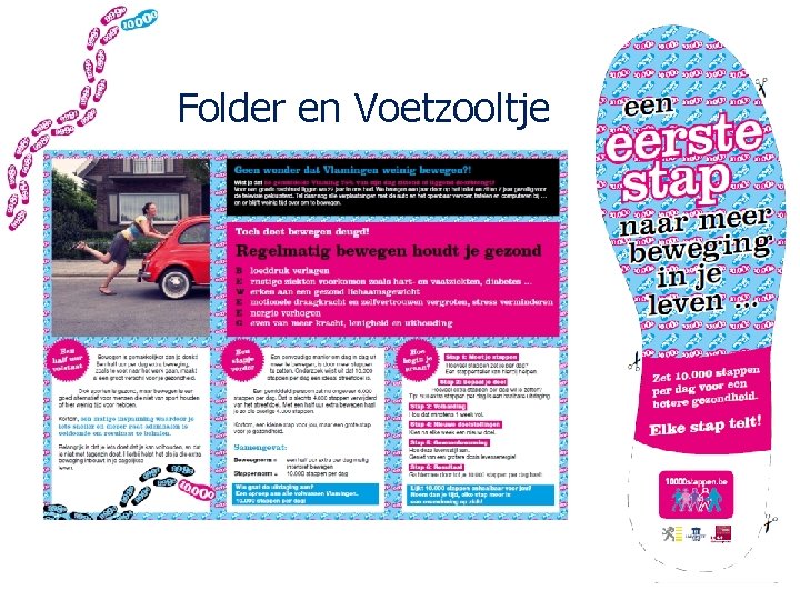 Folder en Voetzooltje 