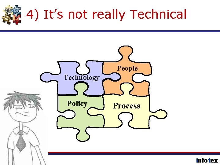 4) It’s not really Technical People Technology Policy Process infotex 