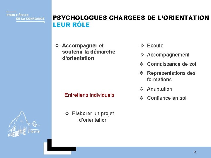 Lorientation Lissue De La Classe De Seconde Gnrale