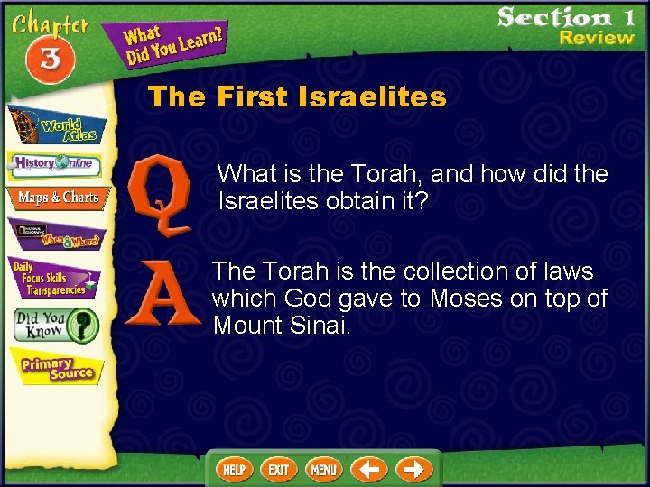 The First Israelites What is the Torah, and how did the Israelites obtain it?