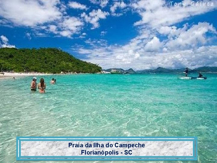 Praia da Ilha do Campeche Florianópolis - SC 
