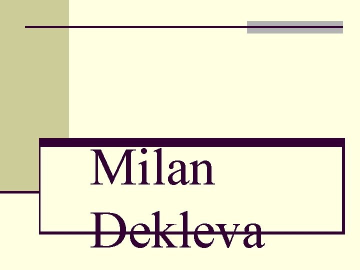 Milan Dekleva 