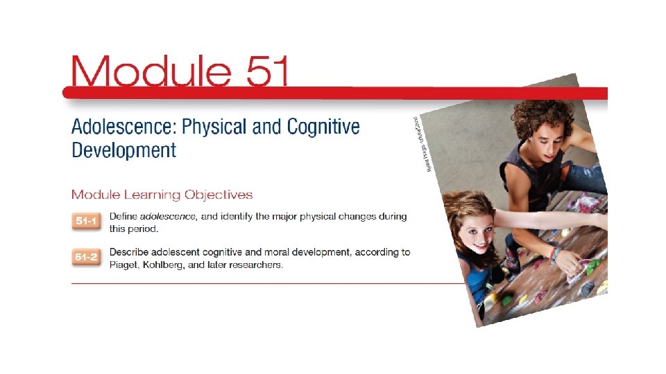Adoles Module 51 1 Define adolescence and identify the major