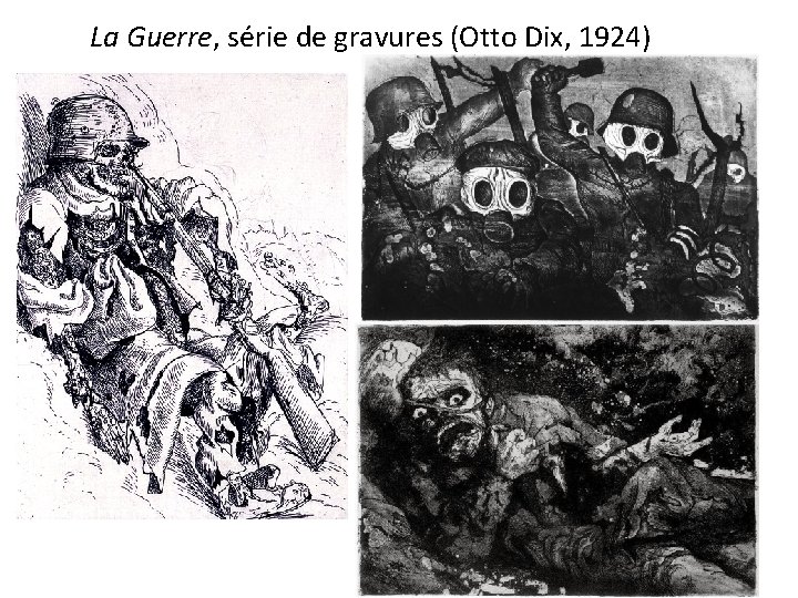 La Guerre, série de gravures (Otto Dix, 1924) 