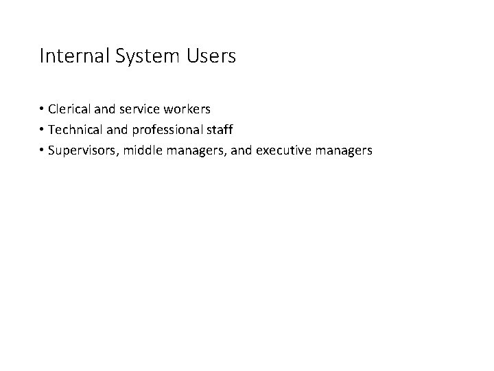 Staff Using One System SAD Basics System Analysis Design Course Sharif University