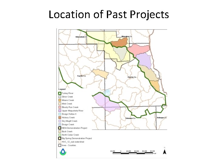 Location of Past Projects 