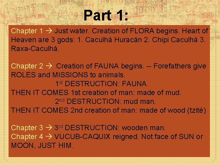 Part 1: Chapter 1 Just water. Creation of FLORA begins. Heart of Heaven are