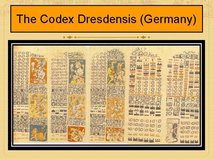 The Codex Dresdensis (Germany) 