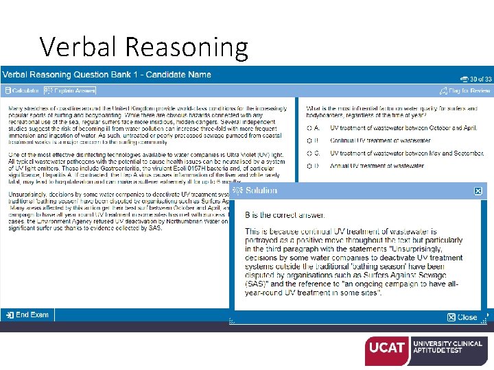 Verbal Reasoning 