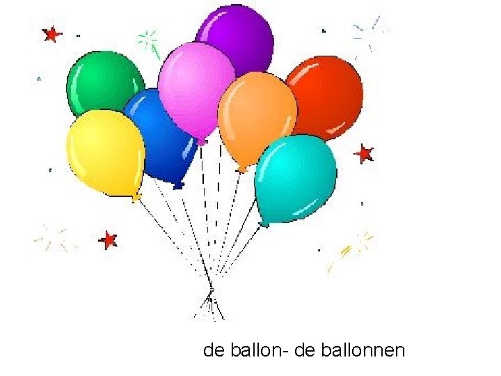 de ballon- de ballonnen 