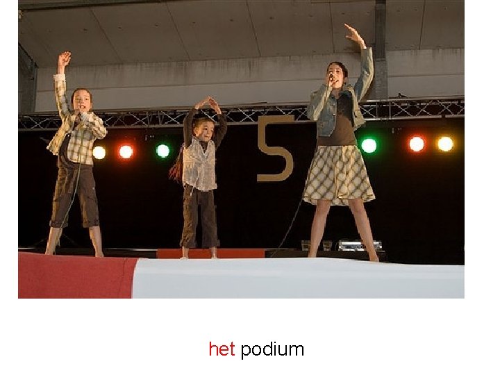 het podium 