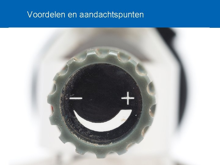 Voordelen en aandachtspunten 