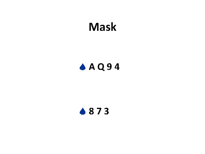 Mask AQ 94 873 