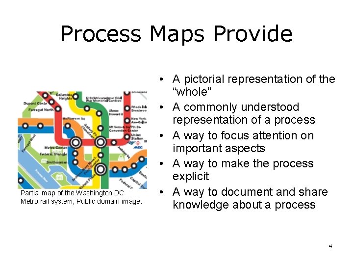 Process Maps Provide Partial map of the Washington DC Metro rail system, Public domain Process Maps Provide Partial map of the Washington DC Metro rail system, Public domain