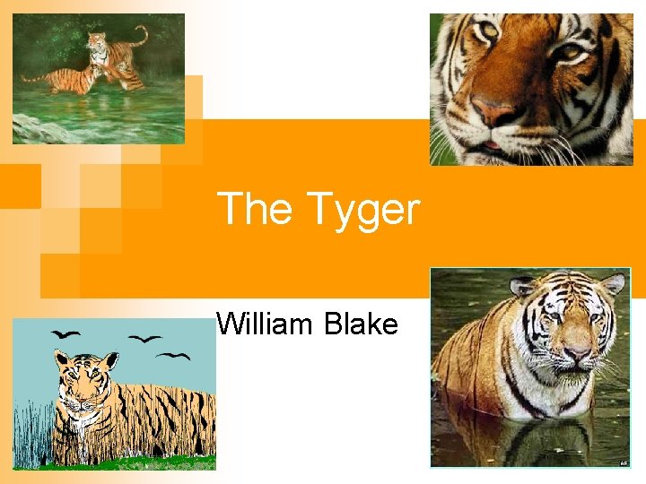 The Tyger William Blake 