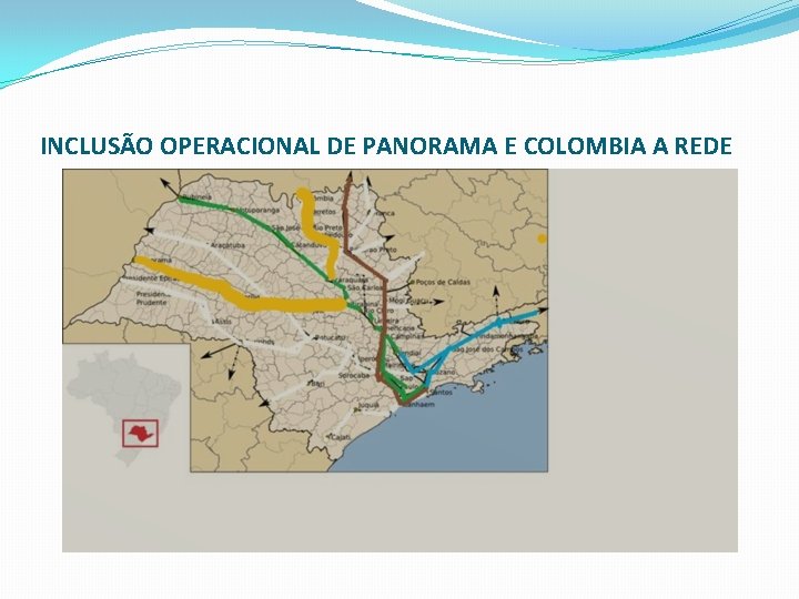 INCLUSÃO OPERACIONAL DE PANORAMA E COLOMBIA A REDE 