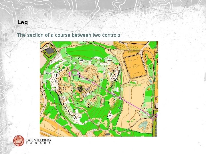 Leg The section of a course between two controls 