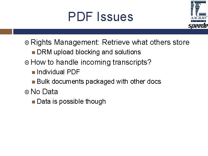 PDF Issues Rights DRM How Management: Retrieve what others store upload blocking and solutions PDF Issues Rights DRM How Management: Retrieve what others store upload blocking and solutions