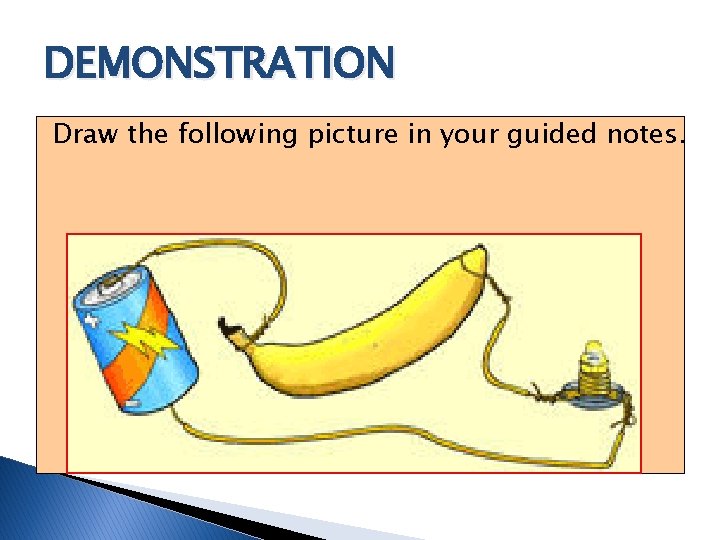 DEMONSTRATION Draw the following picture in your guided notes. DEMONSTRATION Draw the following picture in your guided notes.