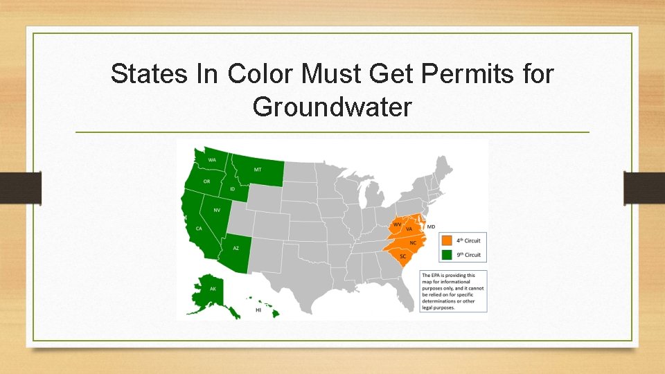 States In Color Must Get Permits for Groundwater 