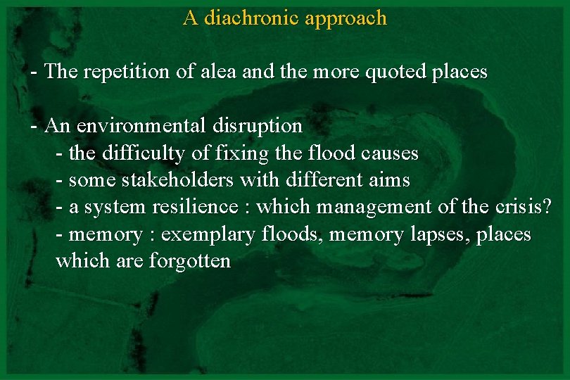 A diachronic approach - The repetition of alea and the more quoted places -